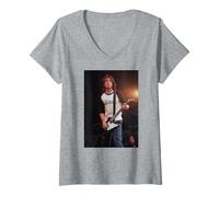 Donna Foo Fighters Dave Grohl Non c'è più Nulla da Perdere Era Maglietta con Collo a V