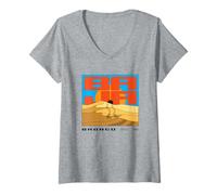 Donna Ford Bronco Baja Maglietta con Collo a V