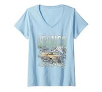 Donna Ford Bronco off Road Desert Maglietta con Collo a V