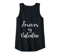 Donna Forever My Valentine Script Elegante Canotta