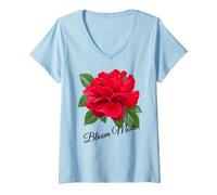 Donna Forme Mania Retro all'Uncinetto con Bacche e Cupcake Maglietta con Collo a V