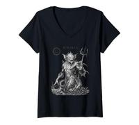 Donna Forneus Rising Lord of The Abyssal Tide Maglietta con Collo a V
