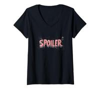 Donna Forte contributo con Questo Fantastico Costume Spoiler Maglietta con Collo a V