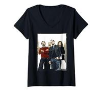 Donna Foto della Band Killers Brandon Flowers Michael Robert Williams Maglietta con Collo a V