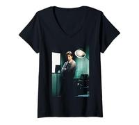 Donna Fox Mulder Gli X-Files David Duchovny Di Michael Grecco Maglietta con Collo a V