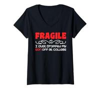 Donna Fragile | Ho Appena Lasciato Mio Figlio al College per Le Mamme Maglietta con Collo a V
