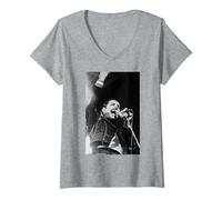 Donna Freddie Mercury Queen British Rock Live NEC Arena Le opere Maglietta con Collo a V