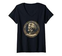 Donna Frederick Douglass Discorso del 4 luglio 1852 Maglietta con Collo a V