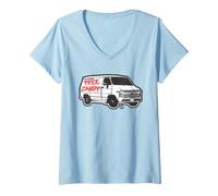 Donna Free Candy Van Maglietta con Collo a V