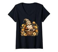 Donna Frenchie Grandpa Gnome Dad For Dog Mom Cute French Bulldog Maglietta con Collo a V