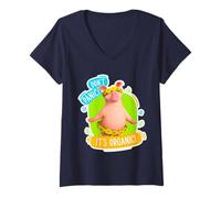 Donna Friends. Go Green #5 Maglietta con Collo a V