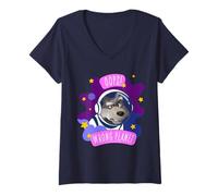 Donna Friends. Wrong Planet Maglietta con Collo a V