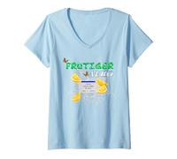 Donna Frutiger Aero Y2K Fashion Trends Piece Tech Orb Maglietta con Collo a V