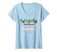 Donna Frutiger Aero Y2K Tendenze Moda Erba Fun Computer Maglietta con Collo a V