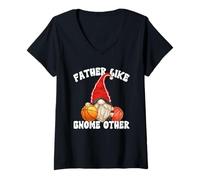 Donna Funny Basketball Dad Saying for Men Unique Fathers Day GNOME Maglietta con Collo a V