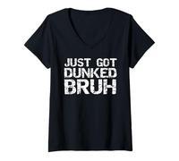 Donna Funny Christian Shirt Faith Gift Idea Jesus Catholic Quote Maglietta con Collo a V