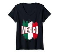 Donna Funny Mexican Spanish Slang Words Sarcastic Souvenir México Maglietta con Collo a V