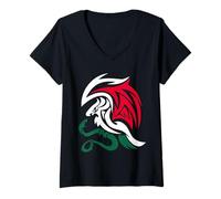 Donna Funny Mexican Spanish Slang Words Sarcastic Souvenir México Maglietta con Collo a V