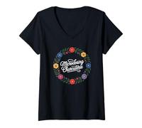 Donna Funny Microdosing Charcuterie Cheese And Meat Lovers Gear Maglietta con Collo a V