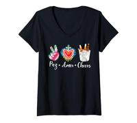 Donna Funny Spanish Phrase Team Quote Badass Mexicans Humor Slang Maglietta con Collo a V