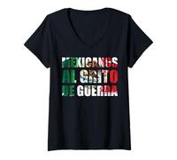 Donna Funny Spanish Phrase Team Quote Badass Mexicans Humor Slang Maglietta con Collo a V