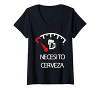Donna Funny Spanish Phrase Team Quote Badass Mexicans Humor Slang Maglietta con Collo a V