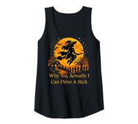 Donna Funny Witch Costume - Why Yes, Actually I Can Drive A Stick Canotta