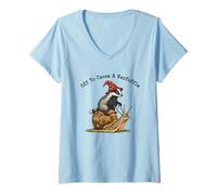 Donna Fuori per causare Un Kerfuffle | Badger Riding Lumaca Weirdcore Maglietta con Collo a V