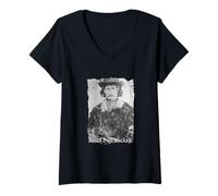 Donna Fuorilegge, James Butler Hickok Maglietta con Collo a V