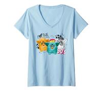 Donna Furby I Love 90s Light Maglietta con Collo a V