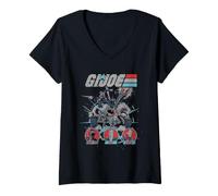 Donna G.I. Joe Full Squad Maglietta con Collo a V