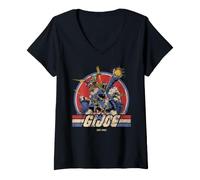 Donna G.I. Joe Squad Advance Maglietta con Collo a V