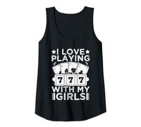 Donna Gambler Casinò Love Playing With My Girls Gambling Canotta
