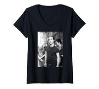 Donna Gavin Rossdale Bush Razorblade Valigia Era di Andy Willsher Maglietta con Collo a V