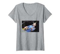 Donna GAZ Coombes Supergrass Live T nel Parco Dovrei Coco Maglietta con Collo a V