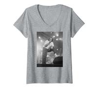 Donna Genesis Phil Collins cantano l'Invisible Touch Tour 1987 Maglietta con Collo a V