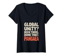 Donna Geologia "UNITÀ GLOBALE? Ci sono stato, fatto quello" Pangea Maglietta con Collo a V