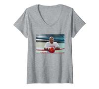 Donna George Foreman Boxing Champion Training per Terry Anderson Maglietta con Collo a V