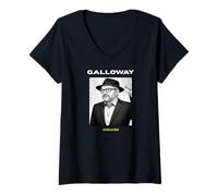 Donna George Galloway Maglietta con Collo a V