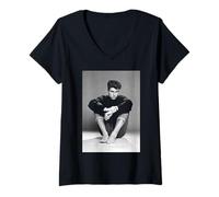 Donna George Michael Wake Me Up Before You Go 1982 Maglietta con Collo a V