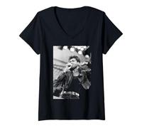 Donna George Michael Wham! Concerto di Addio Wembley Lo scorso Natale Maglietta con Collo a V