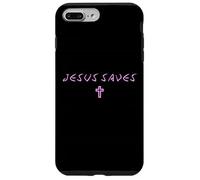 Donna Gesù salva croce sottile cristiana minima fede di Dio Custodia per iPhone 7 Plus/8 Plus