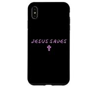 Donna Gesù salva croce sottile cristiana minima fede di Dio Custodia per iPhone XS Max