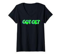 Donna GET GOT - Ho appena ottenuto su Get Maglietta con Collo a V