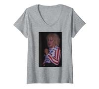 Donna Ghost Dance Gothic Rock Anne-Marie Hurst dal Vivo Andy Willsher Maglietta con Collo a V