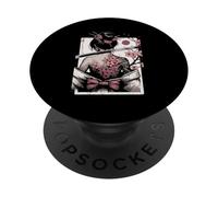 Donna Giapponese Fiori Di Ciliegio Tattoo Art Geisha Donne Uom PopSockets PopGrip Adesivo
