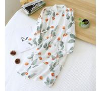 Donna Giapponese Kimono Pigiama con Lacci Da Scollo A V Casa Abbigliamento Molla