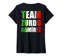 Donna Gilberto Zurdo Ramírez Sánchez The Mexican Style Boxing Maglietta con Collo a V