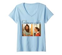Donna Gilmore Girls Lorelai And Rory Maglietta con Collo a V