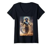 Donna Gini greco mitologia mito Maglietta con Collo a V